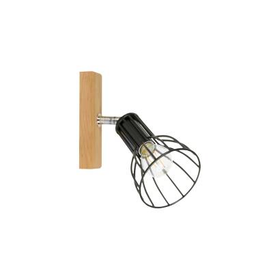 Spot Light 2344174 Megan Wood kinkiet lampa ścienna drewno dąb olejowany 1xE14 10cm