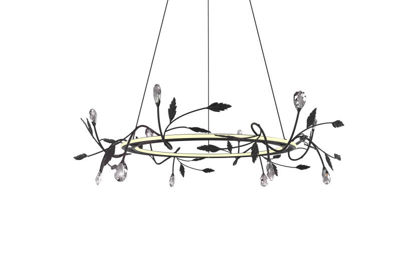 Apeti GIAROS A0028-320 lampa wisząca czarna LED 36W 65cm