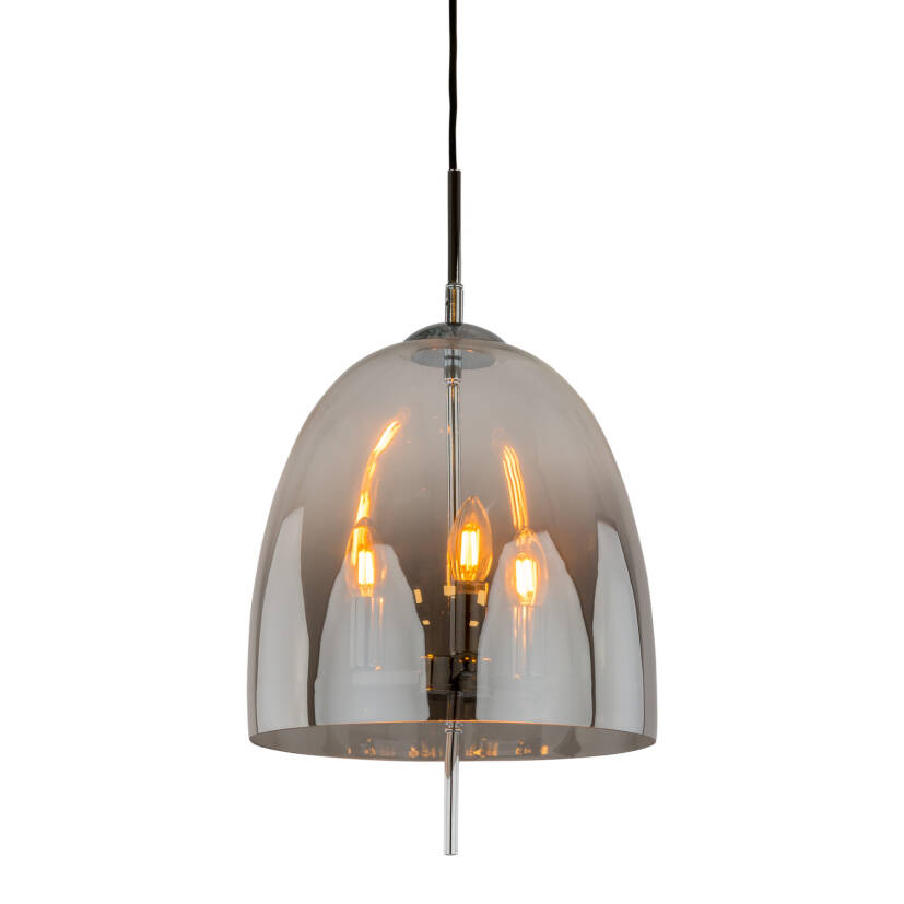 Italux lampa wisząca Alan MD-OYD-10310B-SP3 SMOKEY 33cm