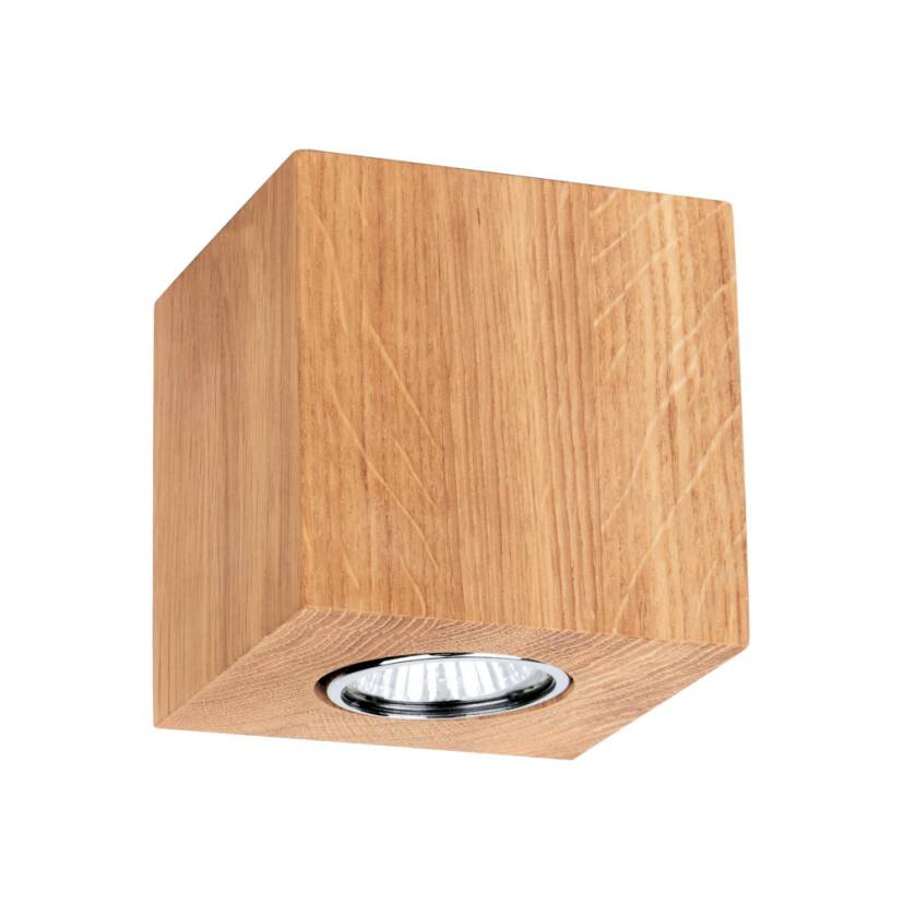 Spot Light 2576174 Wooddream Square oprawa natynkowa 1xLED GU10 5W  Dąb Olejowany 10cm