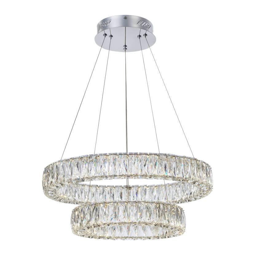 Italux lampa wisząca Perla MD15030038-2B kryształowa LED 60cm