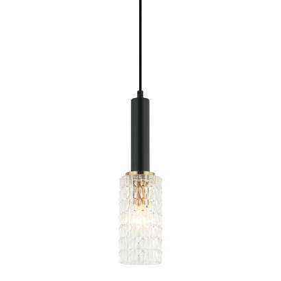 Italux Perola PND-43363-1 BK+BR lampa wisząca 10cm IP20 E14 1x40W