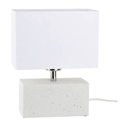 Spot Light 7381937 Strong Double lampa stołowa beton biały 1xE27 25W 28cm