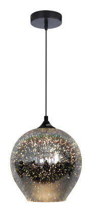 Candellux GALACTIC 2 31-51295 lampa wisząca klosz powlekany warstwą dekoracyjną 1X60W E27 3D 23 cm