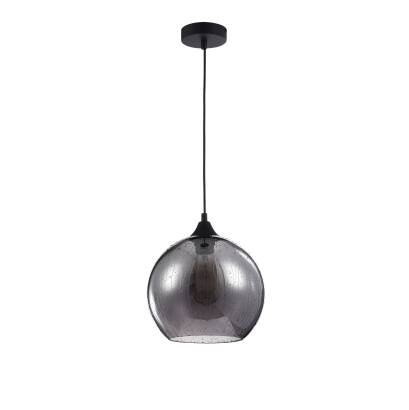 Maytoni Bergen T314-11-B lampa wisząca czarna 1xE27 60W 25cm