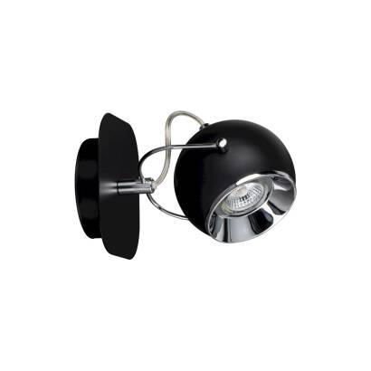 Spot Light 5109184 Ball kinkiet lampa ścienna czarny 1xLED GU10 6W IP20 12cm