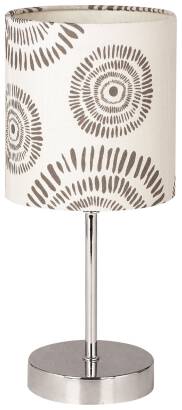 Candellux EMILY 41-26767 lampa stołowa walcowy abażur kremowy 1X40W E14 13cm