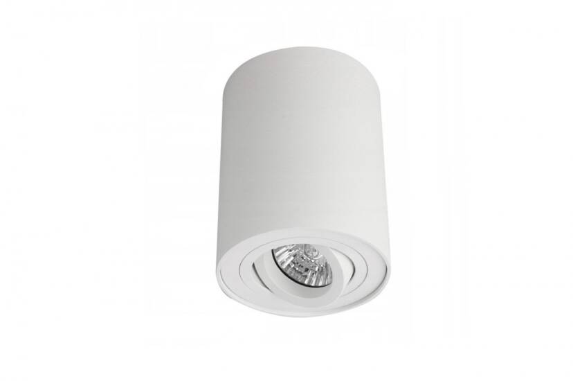 Brolux oprawa oświetleniowa spot Tuba biała ruchoma natynkowa tubka GU10 9,6x12,5cm / 24h WM