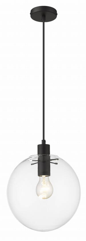 Light Prestige Puerto LP-004/1P M BK lampa wisząca czarna 1x50W E27 25cm