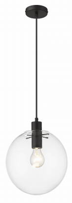 Light Prestige Puerto LP-004/1P M BK lampa wisząca czarna 1x50W E27 25cm