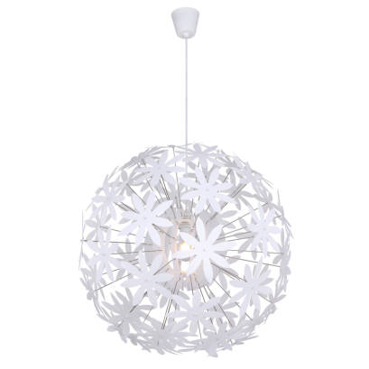 Globo STELLA 15024 lampa wisząca biała 1xE27 60cm