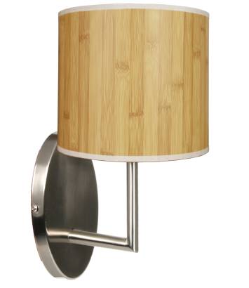 Candellux TIMBER 21-56729 kinkiert lampa ścienna abażur sosnowy, 1X40W E14 15 cm