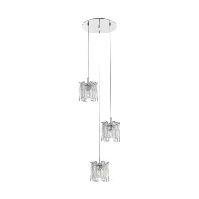 Zuma Line P0509-03D-B5AC FROZE lampa wisząca srebrny chrom 3xG9 42W 39cm