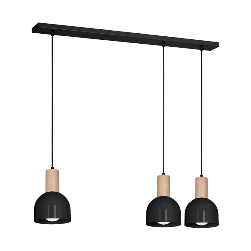 Milagro DEX BLACK MLP4278 lampa wisząca 3xE27 90cm