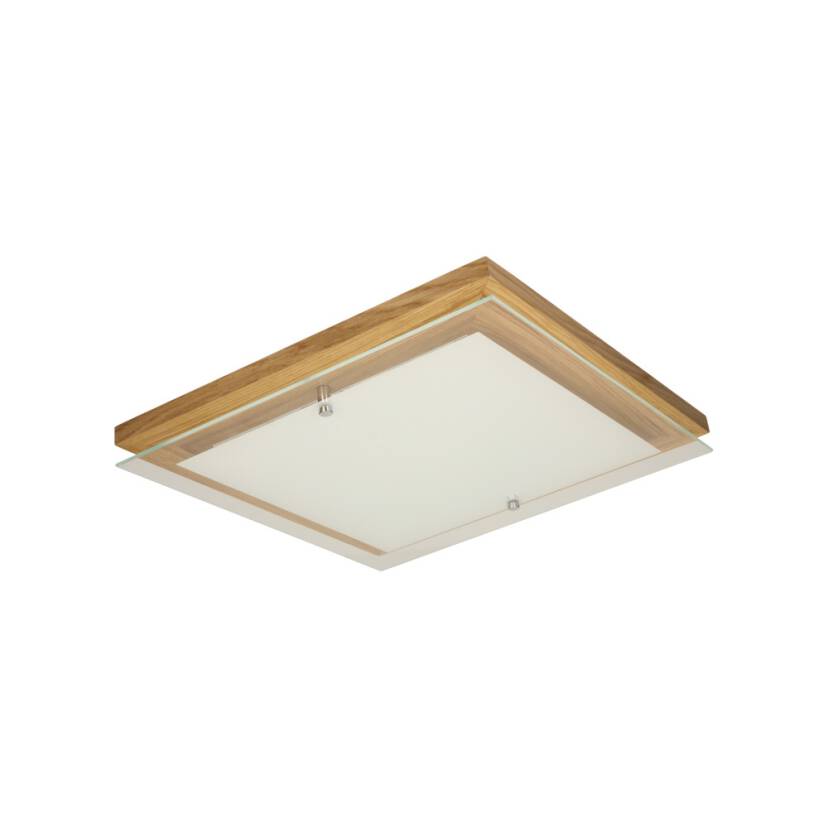 Spot Light 4022974 Finn plafon lampa sufitowa kwadrat dąb olejowany LED 14W IP20 29cm