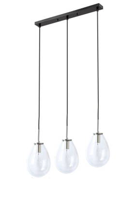 Light Prestige Fondi 3 LP-1214/3L lampa wisząca czarna 3x40W E14 64cm