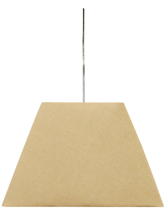 Candellux STANDARD 31-10018 lampa wisząca geometryczny kształt abażura kremowy 1X60W E27 35 cm