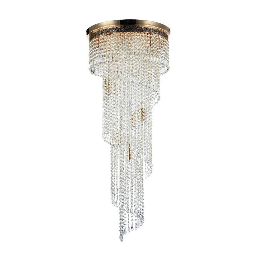 Maytoni Cascade DIA522-CL-12-G plafon lampa sufitowa antyczne złoto 12XE14 60W 42cm