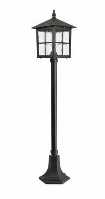 SU-MA Wenecja K 5002/2/KW  lampa stojąca czarna E27 IP43 106cm