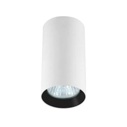 Light Prestige Manacor LP-2323/1D - 130 WH/BK oprawa stropowa białe z czarnym 1x50W GU10 13cm