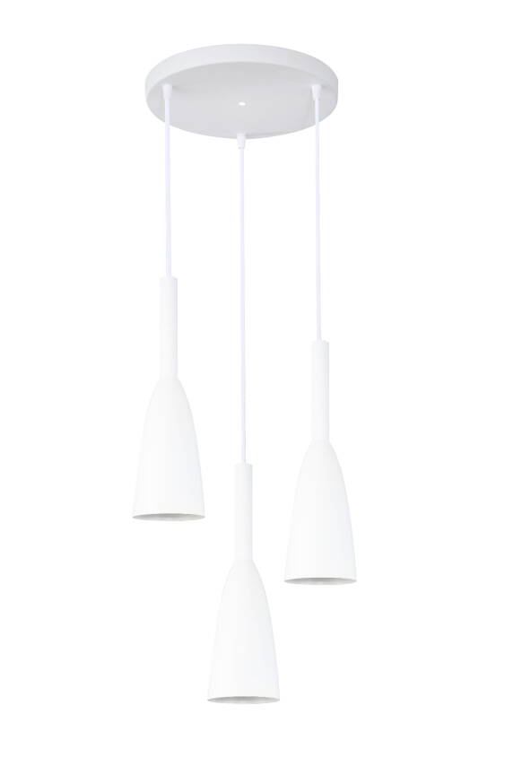 Light Prestige Solin 3 LP-181/3P WH lampa wisząca biała 3x60W E27 100cm