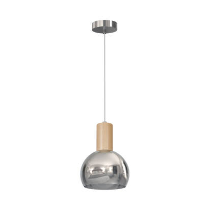 Milagro OVIEDO MLP4237 lampa wisząca chrom 1xE27 18cm