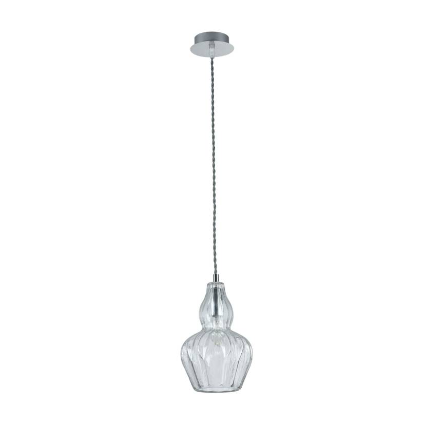 Maytoni Eustoma MOD238-PL-01-TR lampa wisząca nikiel 1xE14 40W 16 cm