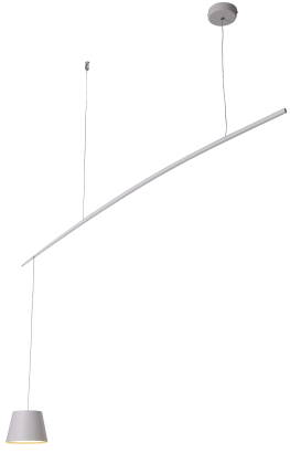 Light Prestige Perfect Balance 1 LP-4343/1P WH lampa wisząca biała 7W LED 3000K 170cm