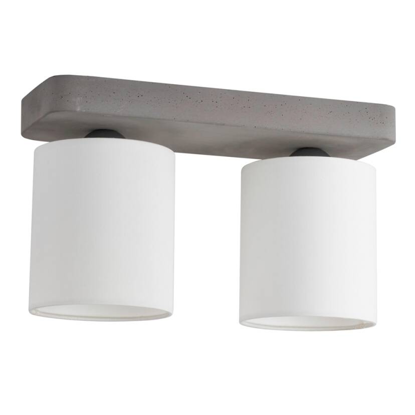 Spot Light 2321236 Gentle plafon lampa sufitowa beton szary 2xE27 IP20 35cm