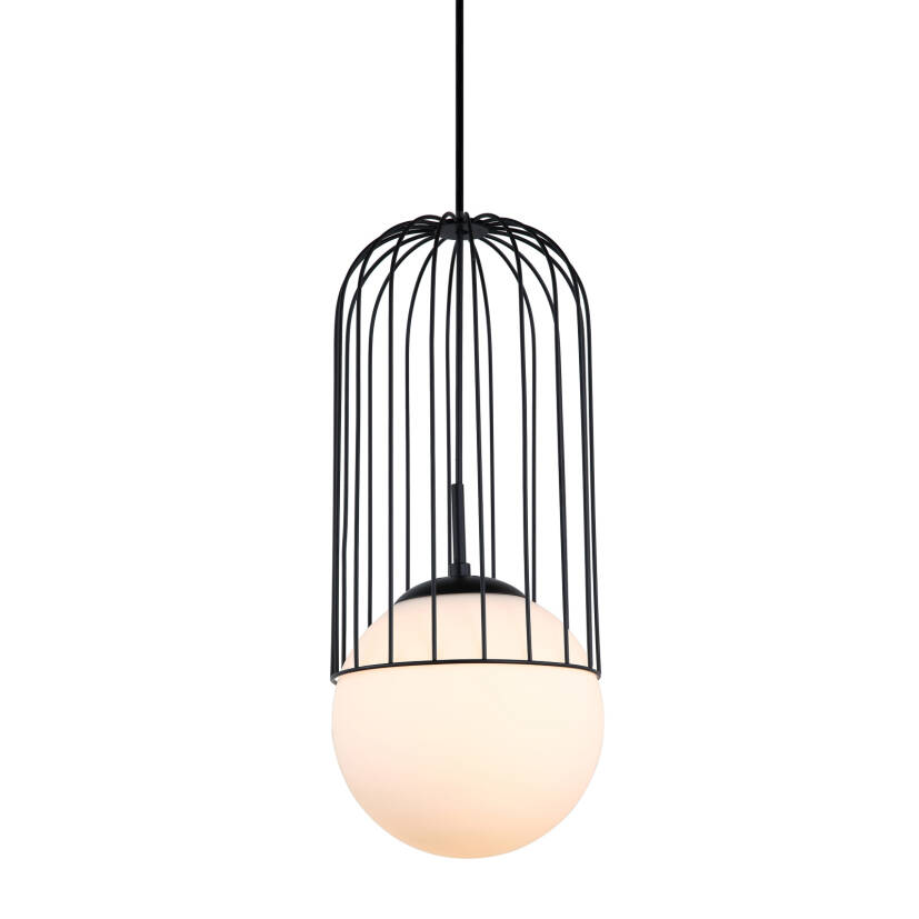 Italux lampa wisząca Matty MDM-3940/1 BK czarna 20cm