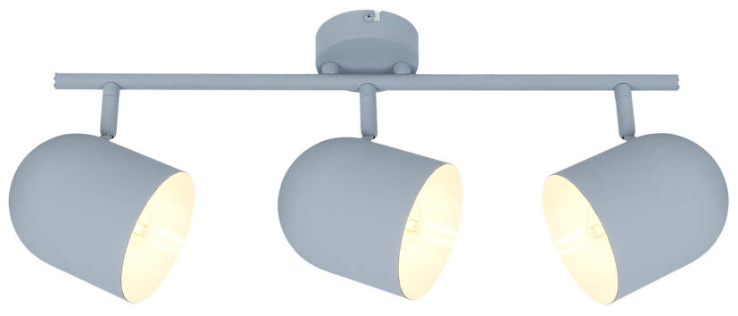 Candellux AZURO 93-63229 listwa oświetleniowa szary mat 3X40W E27 SZARY 55cm