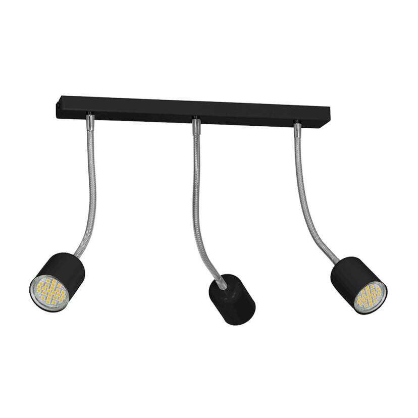 Milagro MAXI BLACK MLP9644 plafon lampa sufitowa 3xGU10 40-80cm