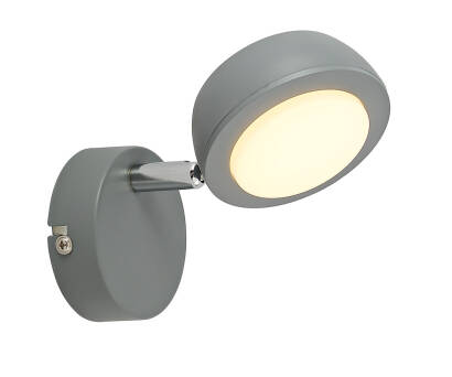 Candellux MILD 91-66534 kinkiet lampa ścienna szary 1X6W LED 3000K 8,5cm