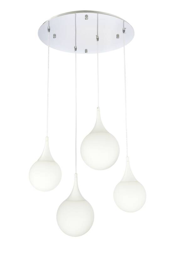 Maytoni Dewdrop P225-PL-150-N lampa wisząca 4XE27 8W 52,5 cm