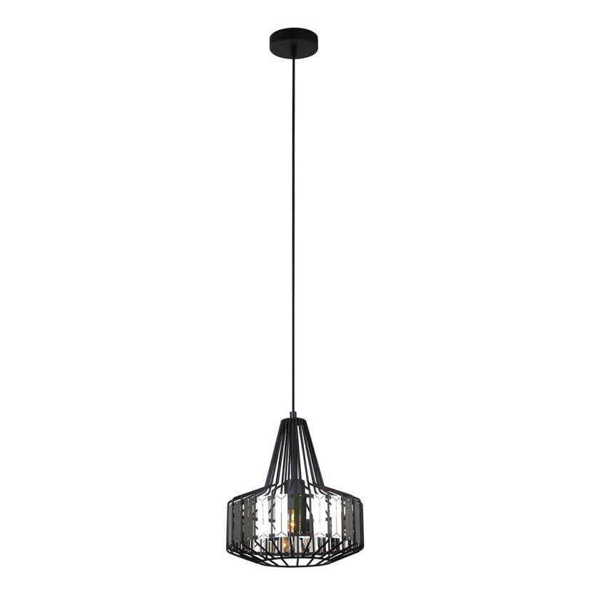 Italux lampa wisząca Vanglo MDM-2723/1B BK czarna 26cm