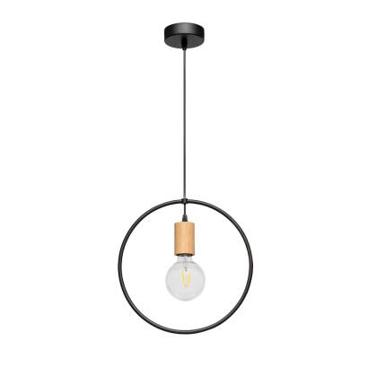 Spot Light 1650174 Carsten Wood lampa wisząca drewno dąb olejowany 1xE27 60W 32cm