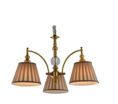 Candellux AUSTIN 33-13842 lampa wisząca patyna abażur 3X40W E14 70cm