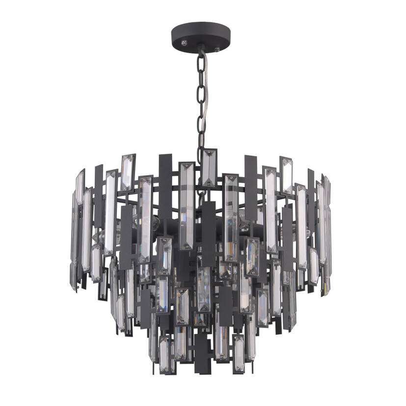 Italux Lukas PND-43383-9 lampa wisząca nowoczesna kryształ IP20 E14 9x40W 51cm