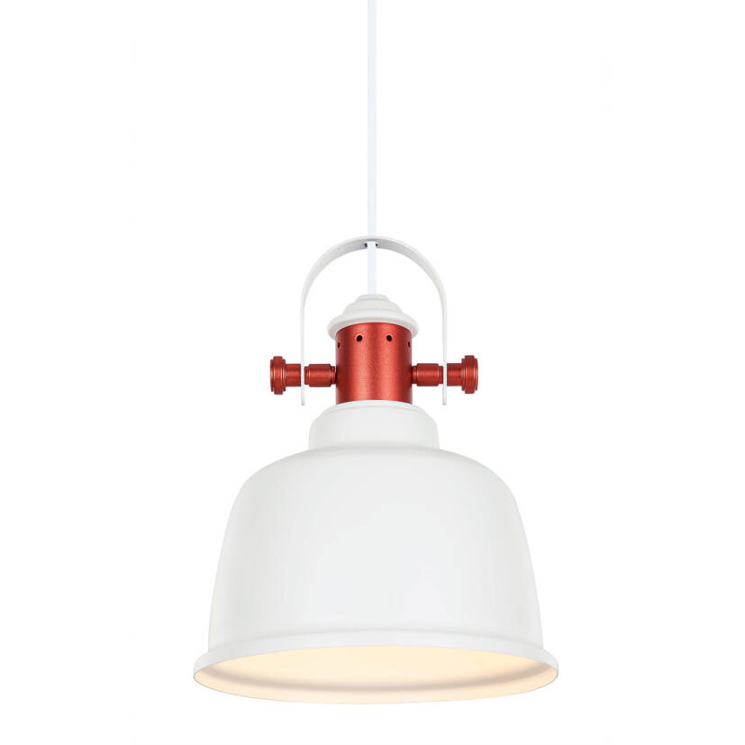 Italux lampa wiszaca Treppo MDM-2987/1 W biała 22,5 cm