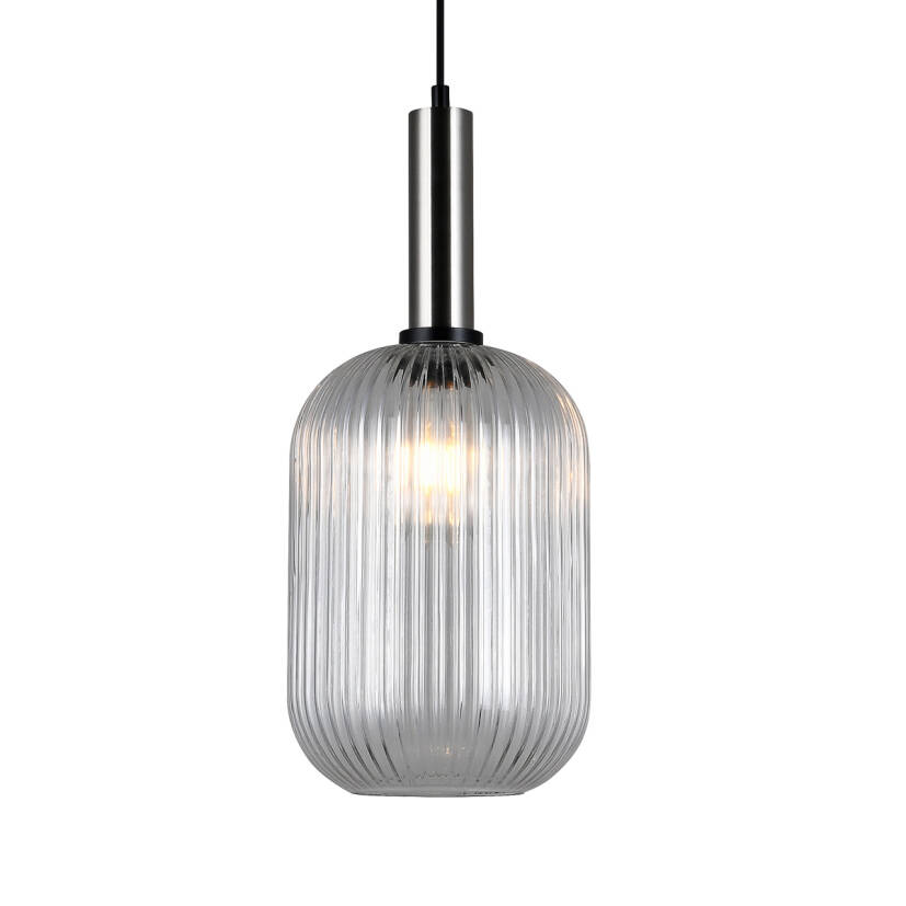 Italux Antiola PND-5588-1L-SC+CL lampa wisząca nowoczesna klosz przezroczysty E27 20cm