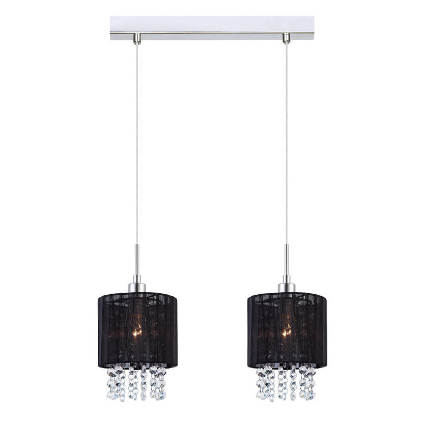 Italux lampa wisząca Astra BK MDM1953-2 BK czarny 36cm