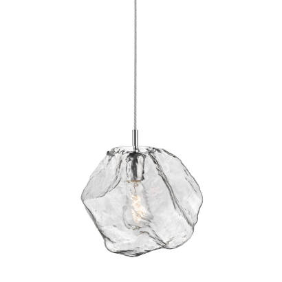 Zuma Line P0488-01A-F4AC ROCK lampa wisząca srebrna chrom 1xE27 30cm