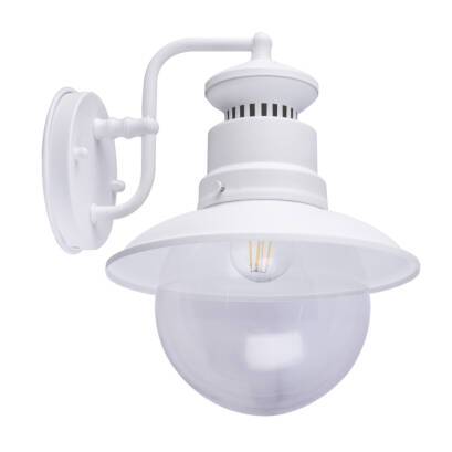Globo SELLA 3272W kinkiet lampa ścienna zewnętrzna biały 21,5 cm IP44