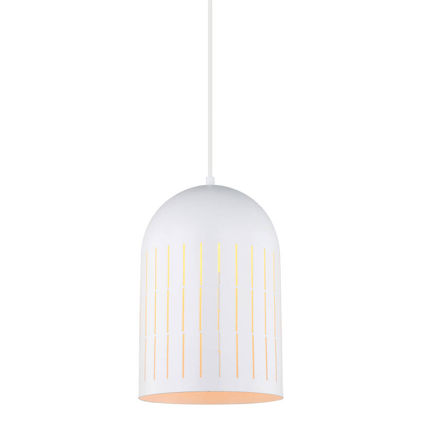 Italux Zonder MDM-3633/1L W lampa wisząca biały E27 1x60W IP20 20cm