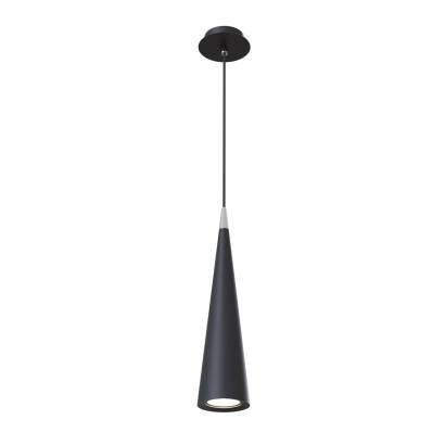 Maytoni Nevill P318PL-01B  lampa wisząca metalowa czarna regulowana wysokość 1xGU10 50W 10 cm