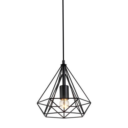 Italux lampa wisząca Natal MDM-2550/1S BK czarna 25cm