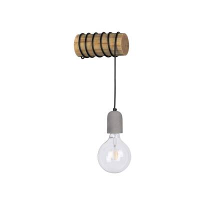 Spot Light 69399151 Trabo Concrete kinkiet lampa ścienna sosna 1xE27 25W 20cm