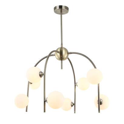 Italux lampa wisząca Celine MDM-3800/8 AB+W antyczny brąz 56cm