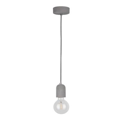 Spot Light 9774136 Amory lampa wisząca retro beton szary 1xE27 60W 6cm