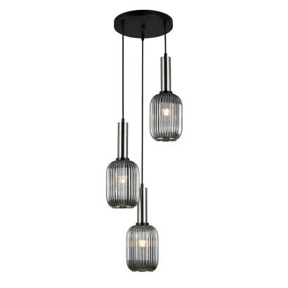 Italux Antiola PND-5588-3AM-SC+SG lampa wisząca IP20 E27 3x40W 40cm